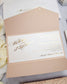 "Angèle" - Faire-part de mariage chic, élégant et romantique avec dorure or - Wedding stationery - Création Luxe Carterie Studio