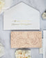 "Angèle" - Faire-part de mariage chic, élégant et romantique avec dorure or - Wedding stationery - Création Luxe Carterie Studio