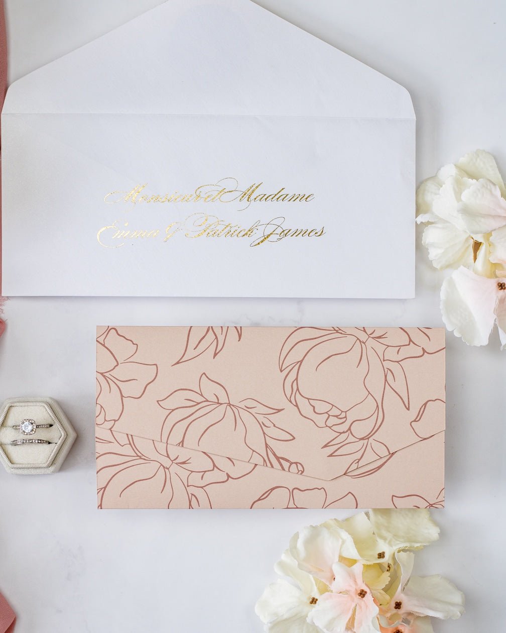 Angèle - Échantillon - Faire - part - Luxe Carterie Studio