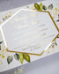 "Anthea" - Faire-part de mariage fleuris élégant et romantique avec dorure or - Wedding stationery - Création Luxe Carterie Studio