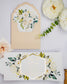 "Anthea" - Faire-part de mariage fleuris élégant et romantique avec dorure or - Wedding stationery - Création Luxe Carterie Studio