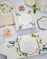 "Anthea" - Faire-part de mariage fleuris élégant et romantique avec dorure or - Wedding stationery - Création Luxe Carterie Studio