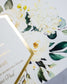 "Anthea" - Faire-part de mariage fleuris élégant et romantique avec dorure or - Wedding stationery - Création Luxe Carterie Studio