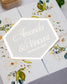 "Anthea" - Faire-part de mariage fleuris élégant et romantique avec dorure or - Wedding stationery - Création Luxe Carterie Studio