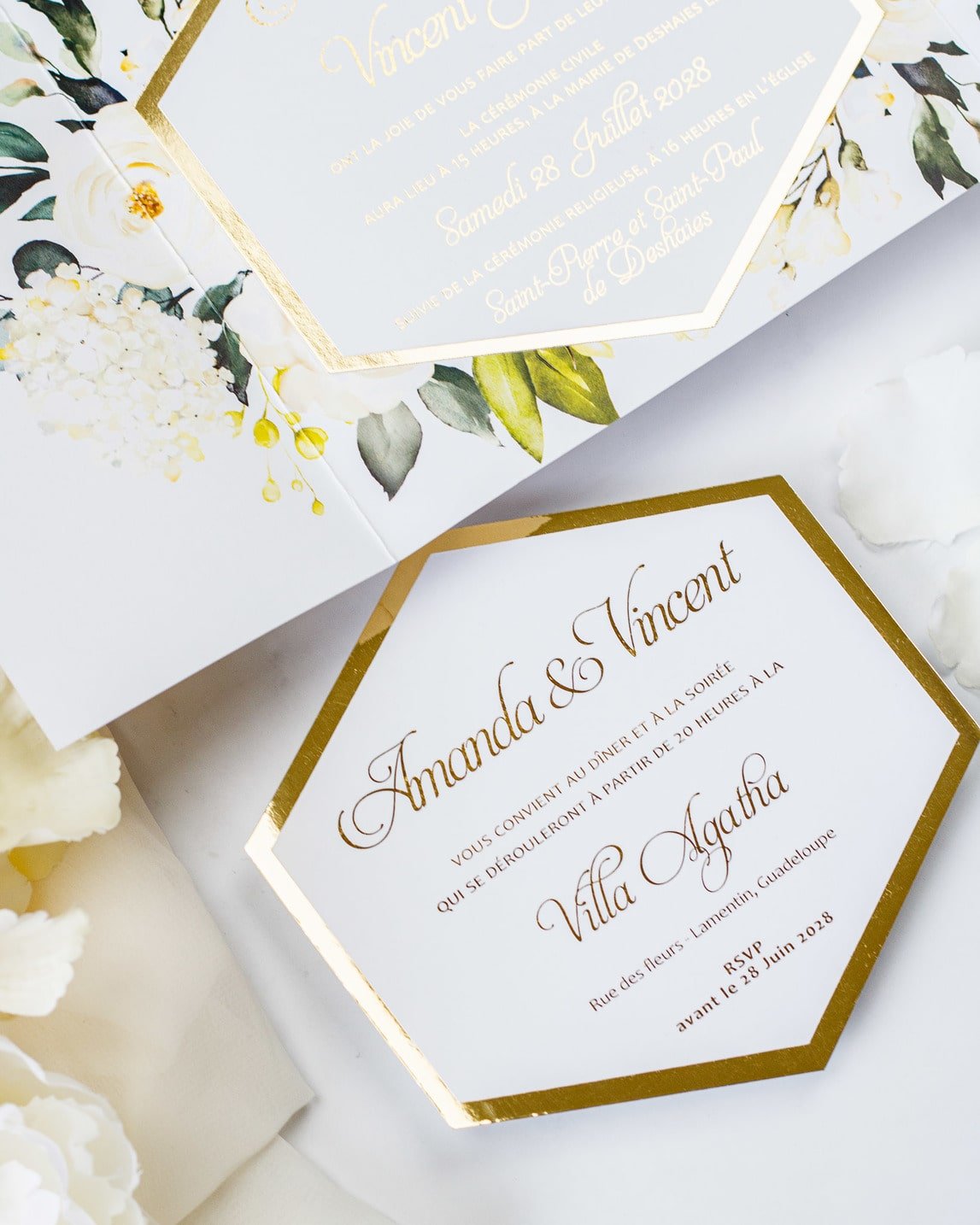 Anthea - Échantillon - Faire - part - Luxe Carterie Studio