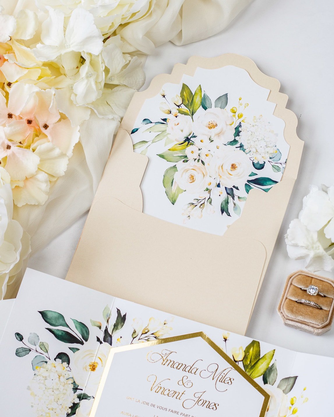 Anthea - Échantillon - Faire - part - Luxe Carterie Studio