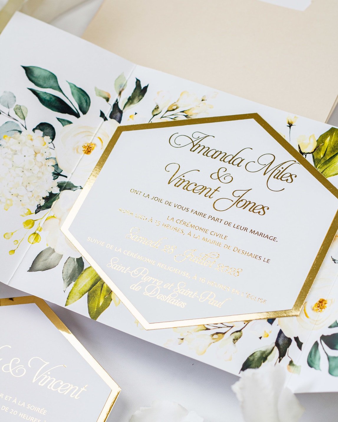 Anthea - Échantillon - Faire - part - Luxe Carterie Studio