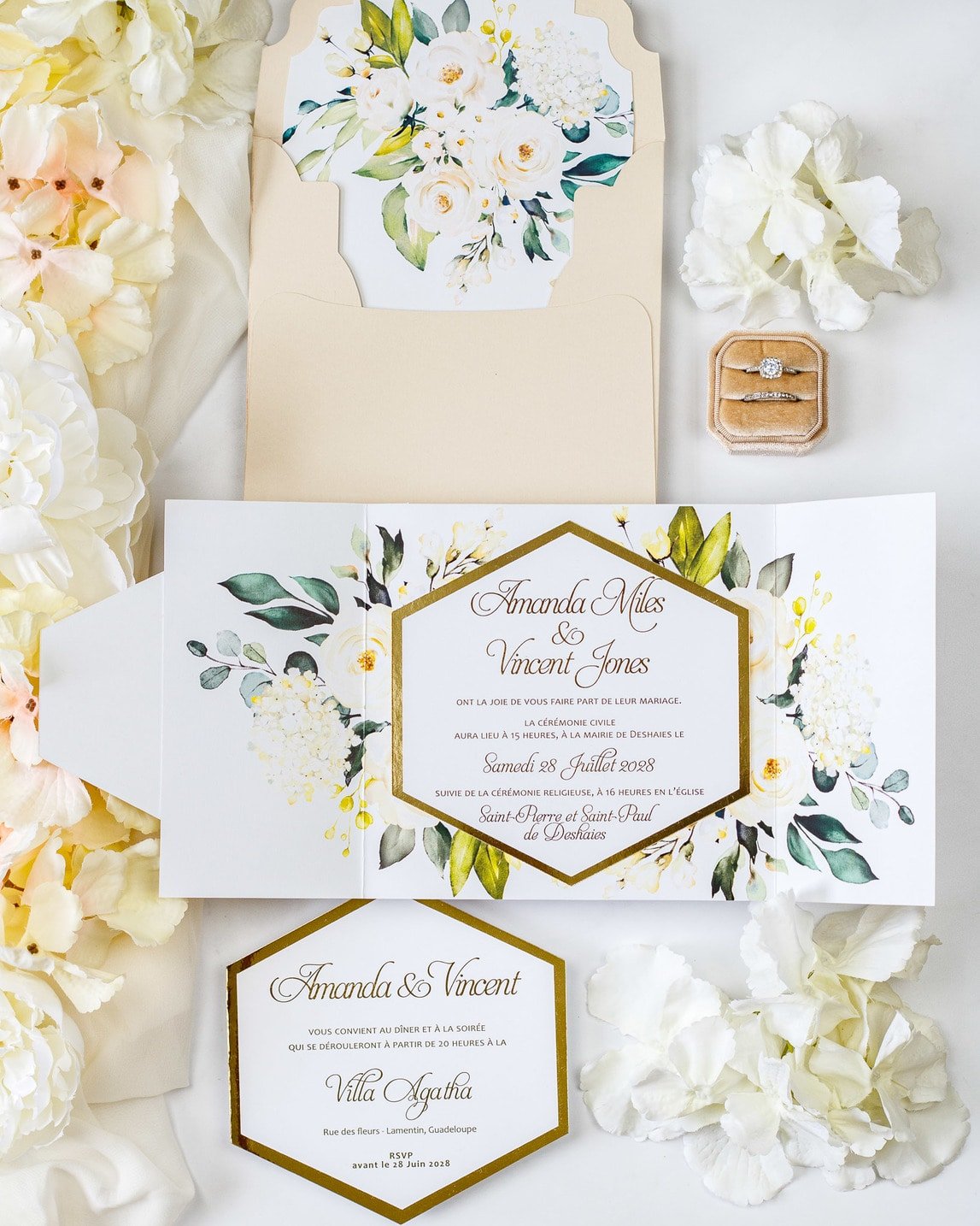 Anthea - Échantillon - Faire - part - Luxe Carterie Studio