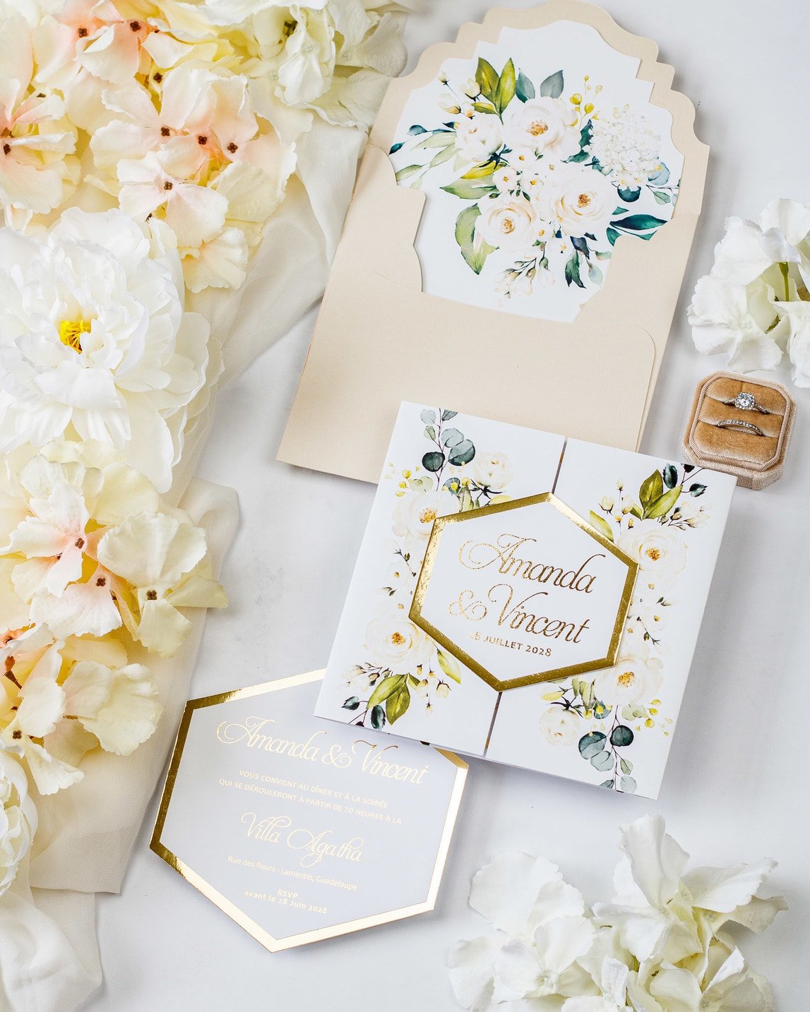 Anthea - Échantillon - Faire - part - Luxe Carterie Studio