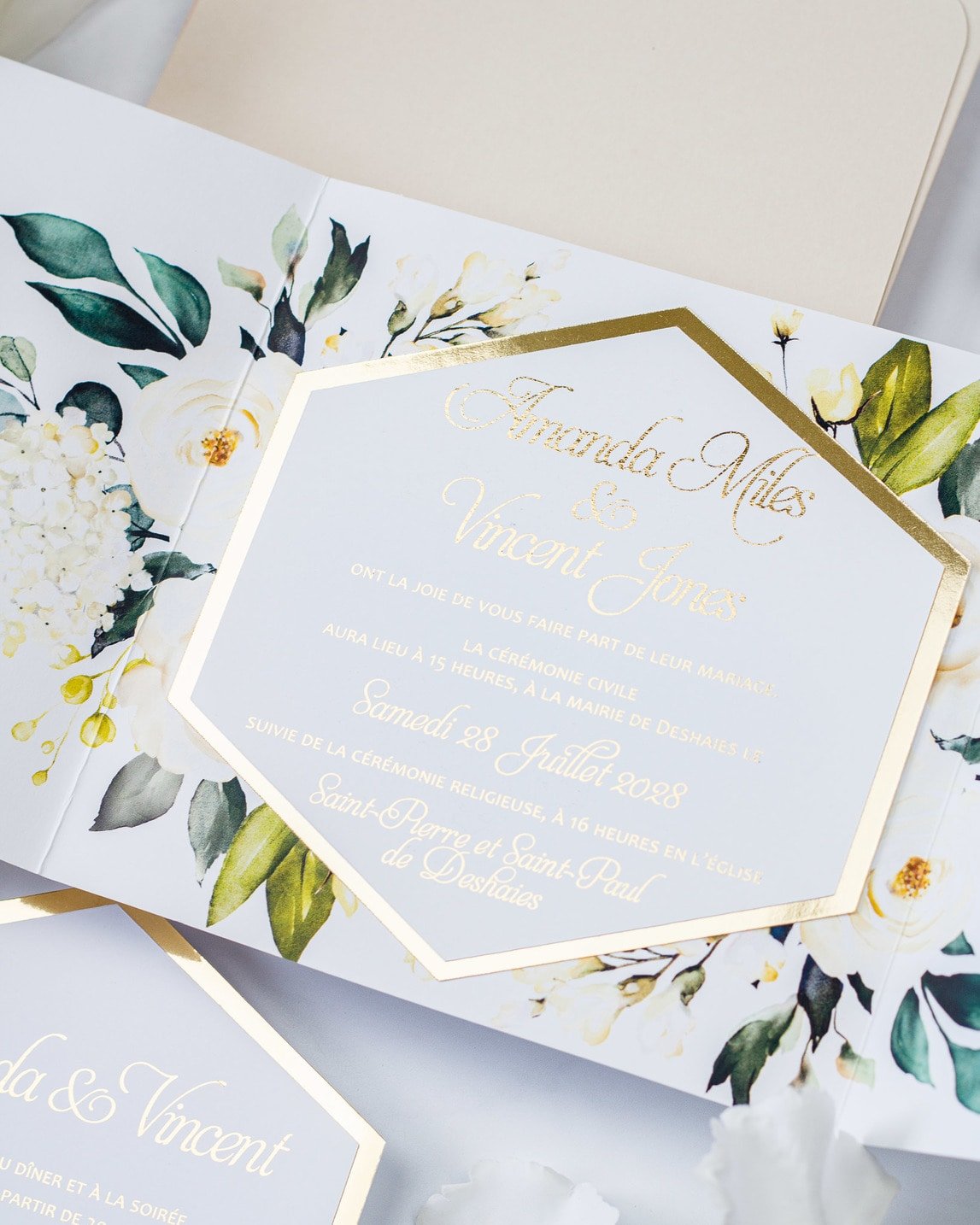 Anthea - Échantillon - Faire - part - Luxe Carterie Studio