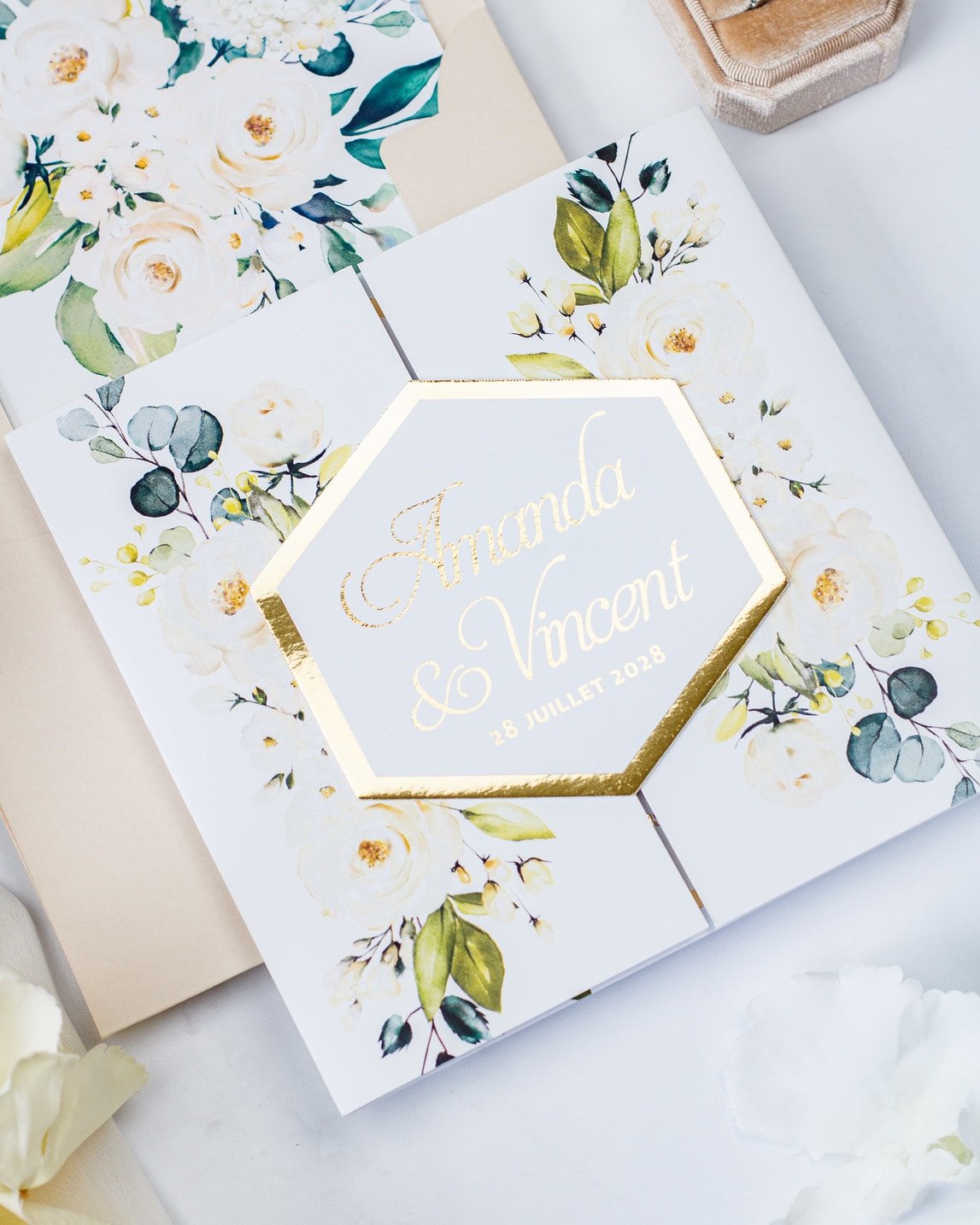 Anthea - Échantillon - Faire - part - Luxe Carterie Studio