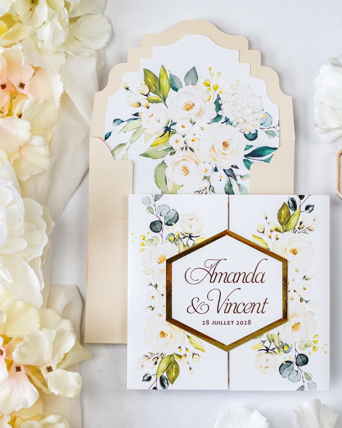 Anthea - Échantillon - Faire - part - Luxe Carterie Studio