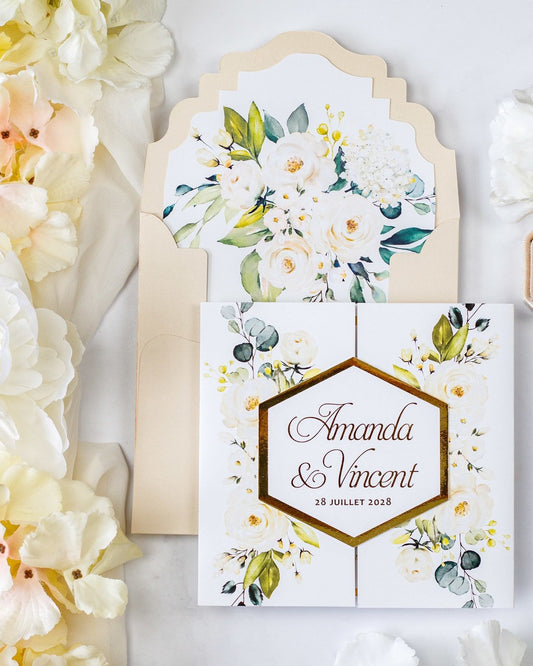 Anthea - Échantillon - Faire - part - Luxe Carterie Studio