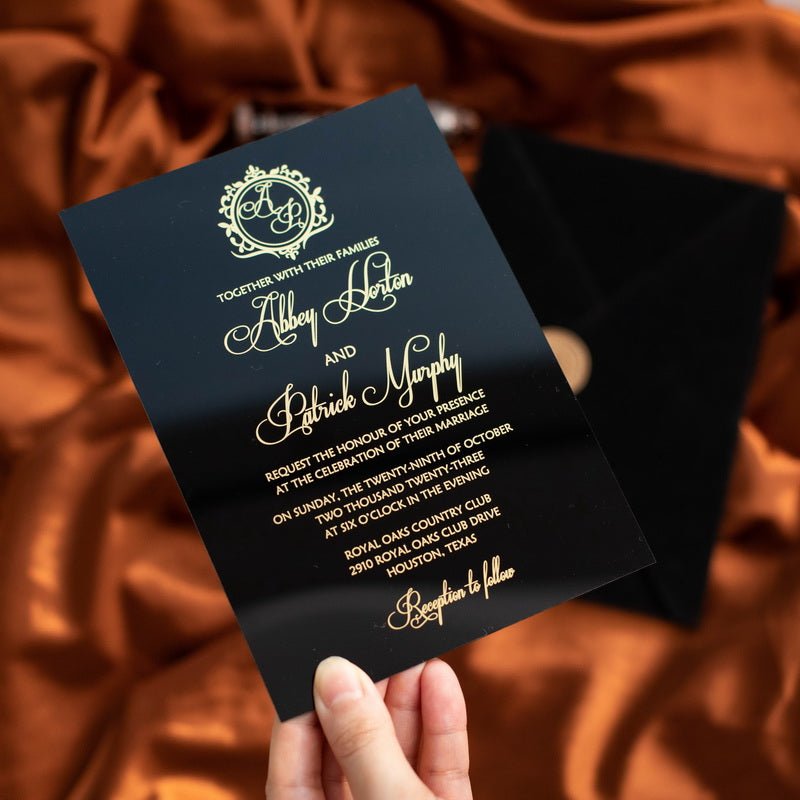 Anya - Faire - part - Faire - part seul - Sans enveloppe - Luxe Carterie Studio