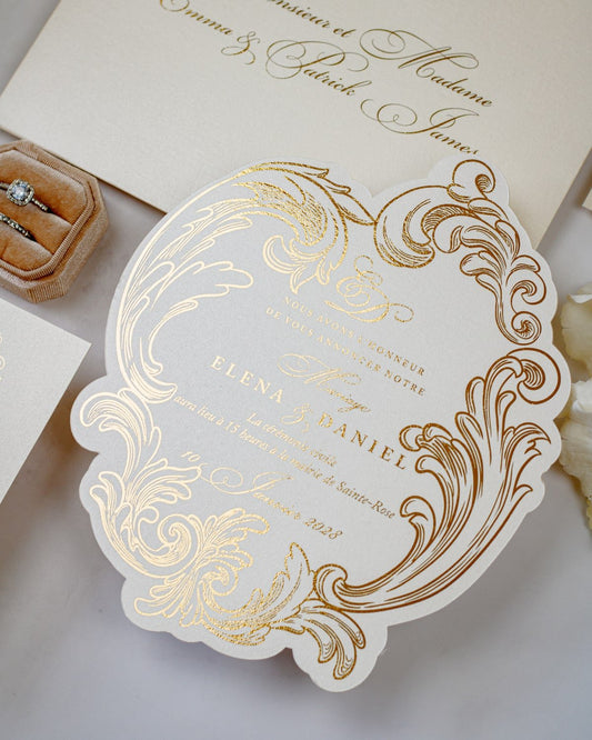 Arly - Échantillon - Faire - part - Luxe Carterie Studio
