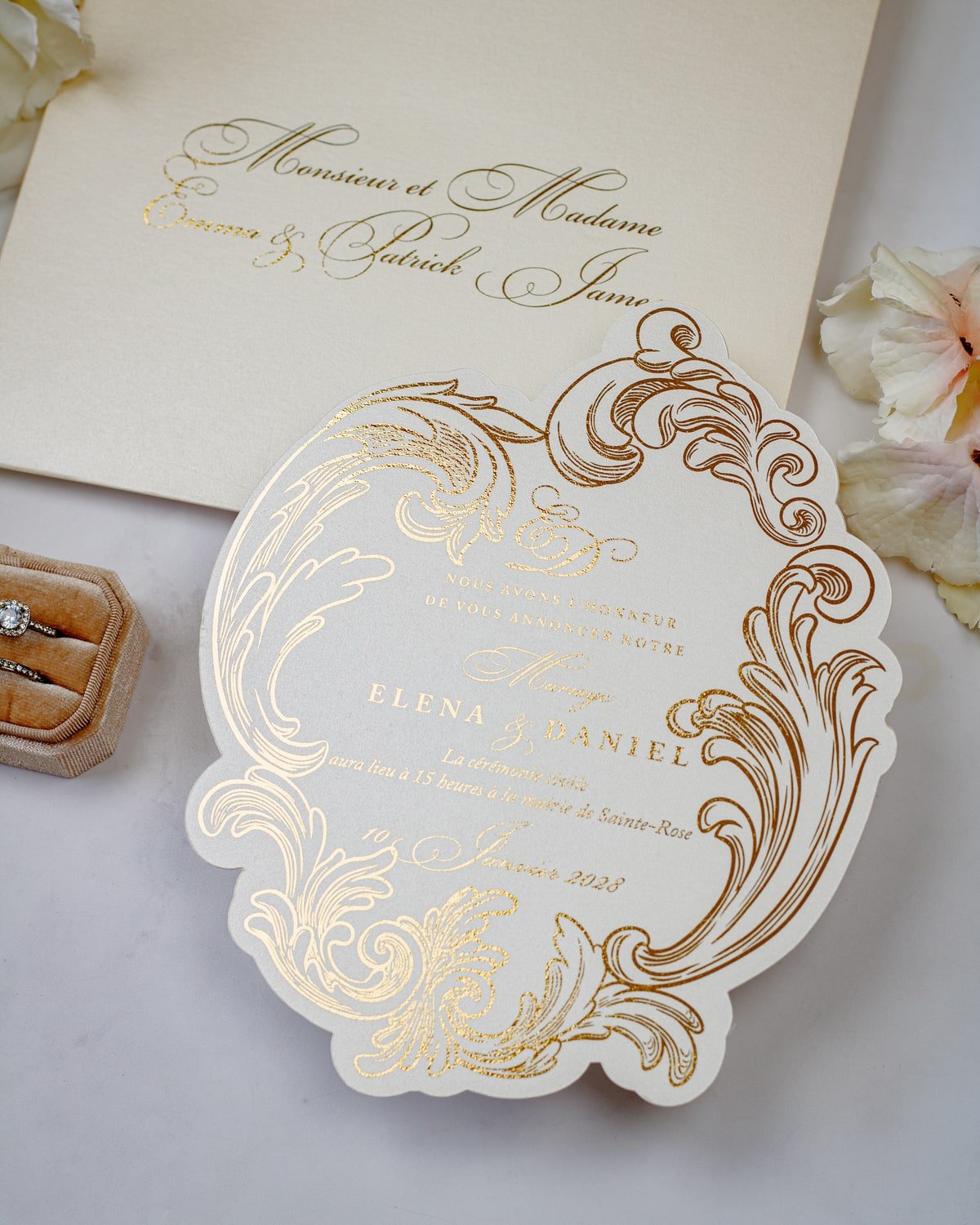 Arly - Échantillon - Faire - part - Luxe Carterie Studio