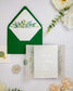 "Arum" - Faire-part de mariage fleuris élégant et romantique avec dorure or et wax seal – Wedding stationery - Création Luxe Carterie Studio