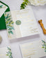 "Arum" - Faire-part de mariage fleuris élégant et romantique avec dorure or et wax seal – Wedding stationery - Création Luxe Carterie Studio