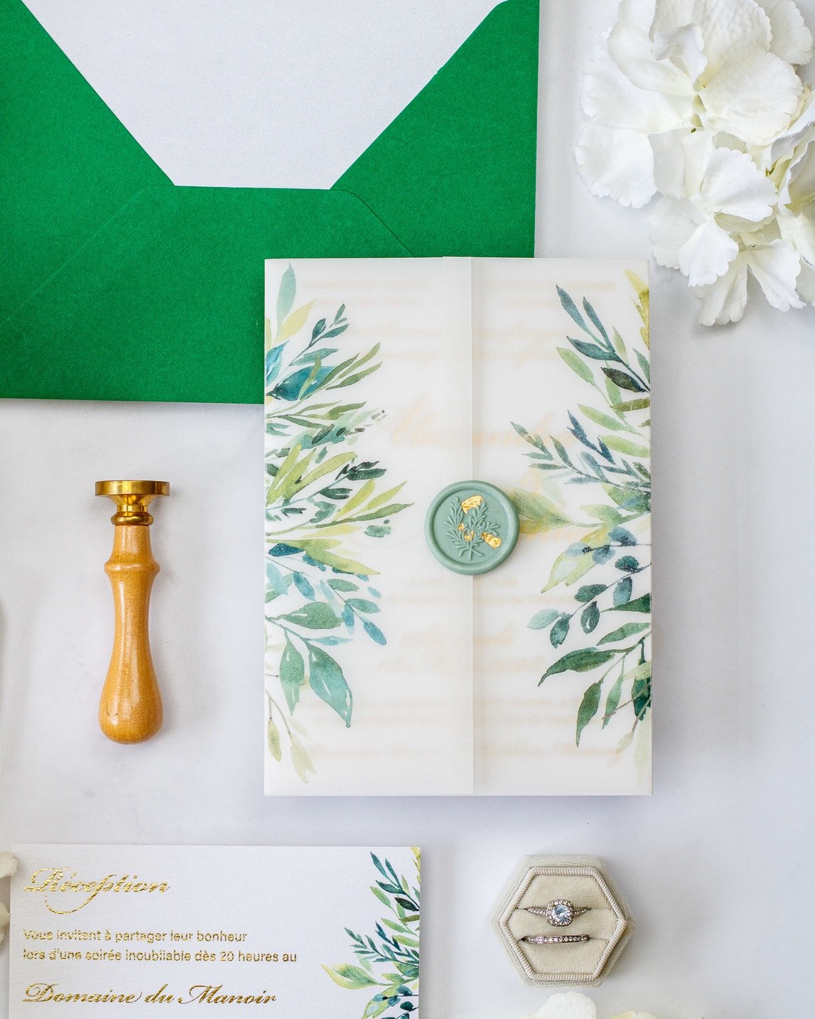 Arum - Échantillon - Faire - part - Luxe Carterie Studio