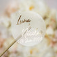 "Aura - Sticker" - Faire-part de mariage chic, élégant et romantique avec dorure or - Wedding stationery - Création Luxe Carterie Studio