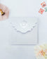 AURORE - Enveloppe épaisse Initiales - Enveloppe - 12 cm x 16.5 cm - Luxe Carterie Studio