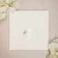 "Azaléa - Sticker" - Faire-part de mariage chic, élégant et romantique avec dorure or - Wedding stationery - Création Luxe Carterie Studio