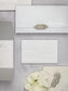 "Azalée" - Faire-part de mariage luxueux, chic et élégant avec dorure argent – Wedding stationery - Création Luxe Carterie Studio