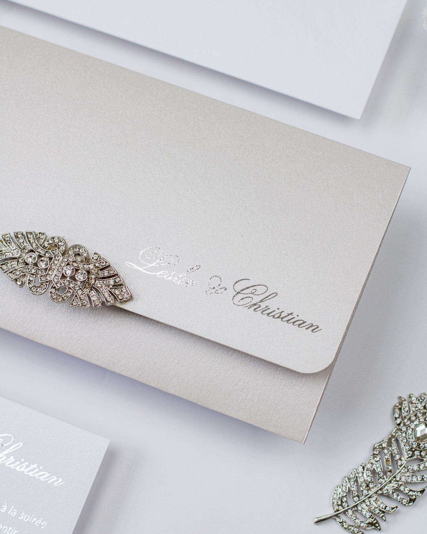 Azalée - Échantillon - Faire - part - Luxe Carterie Studio