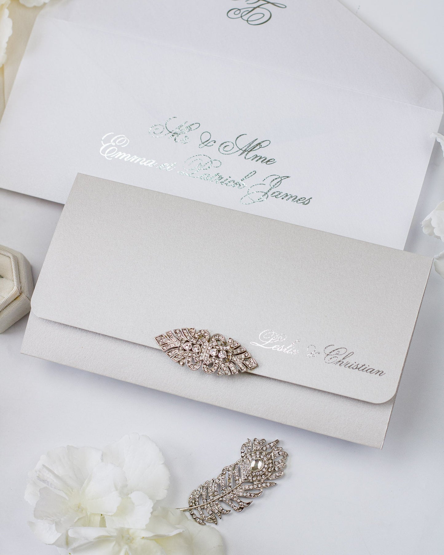 Azalée - Échantillon - Faire - part - Luxe Carterie Studio