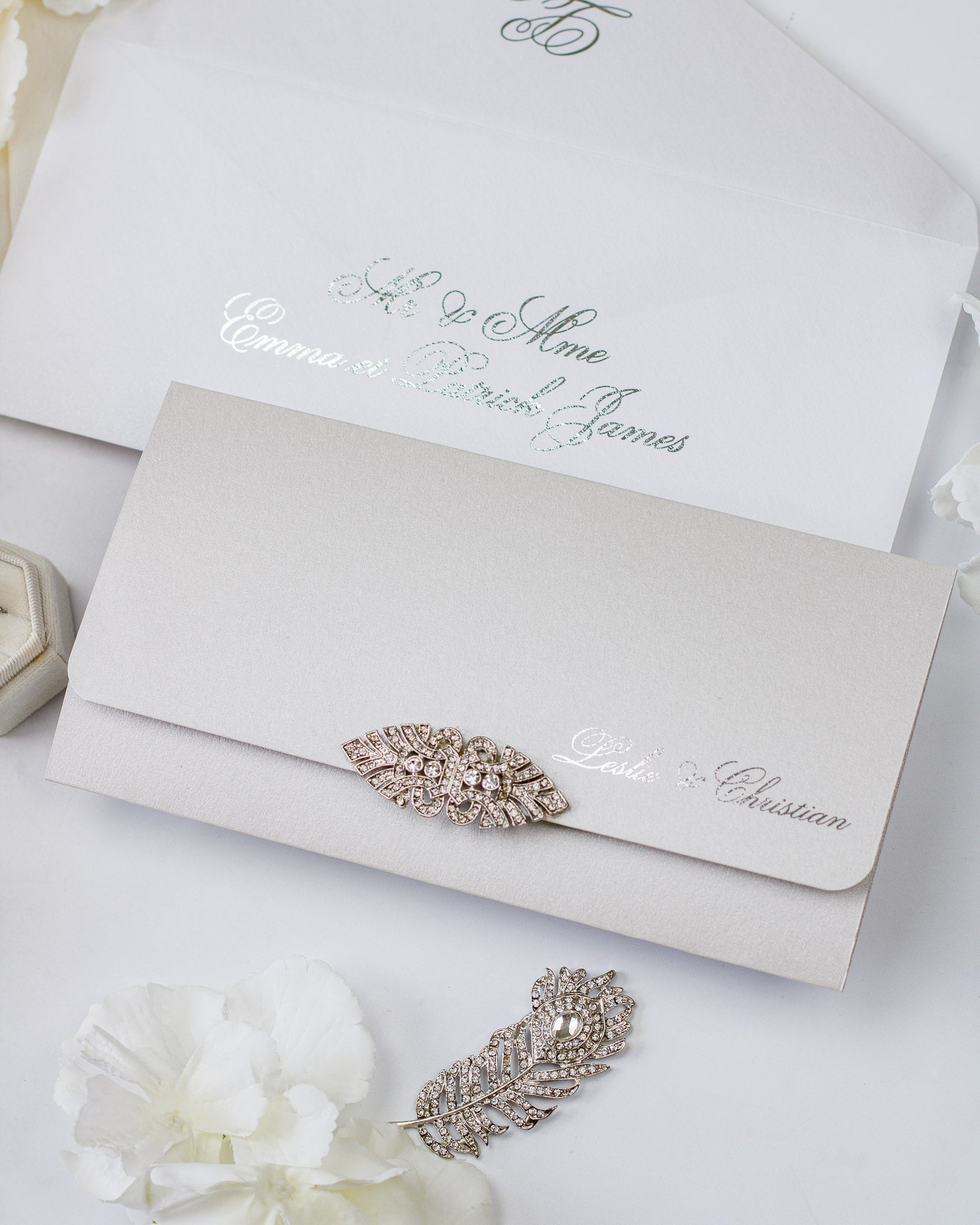 Azalée - Échantillon - Faire - part - Luxe Carterie Studio