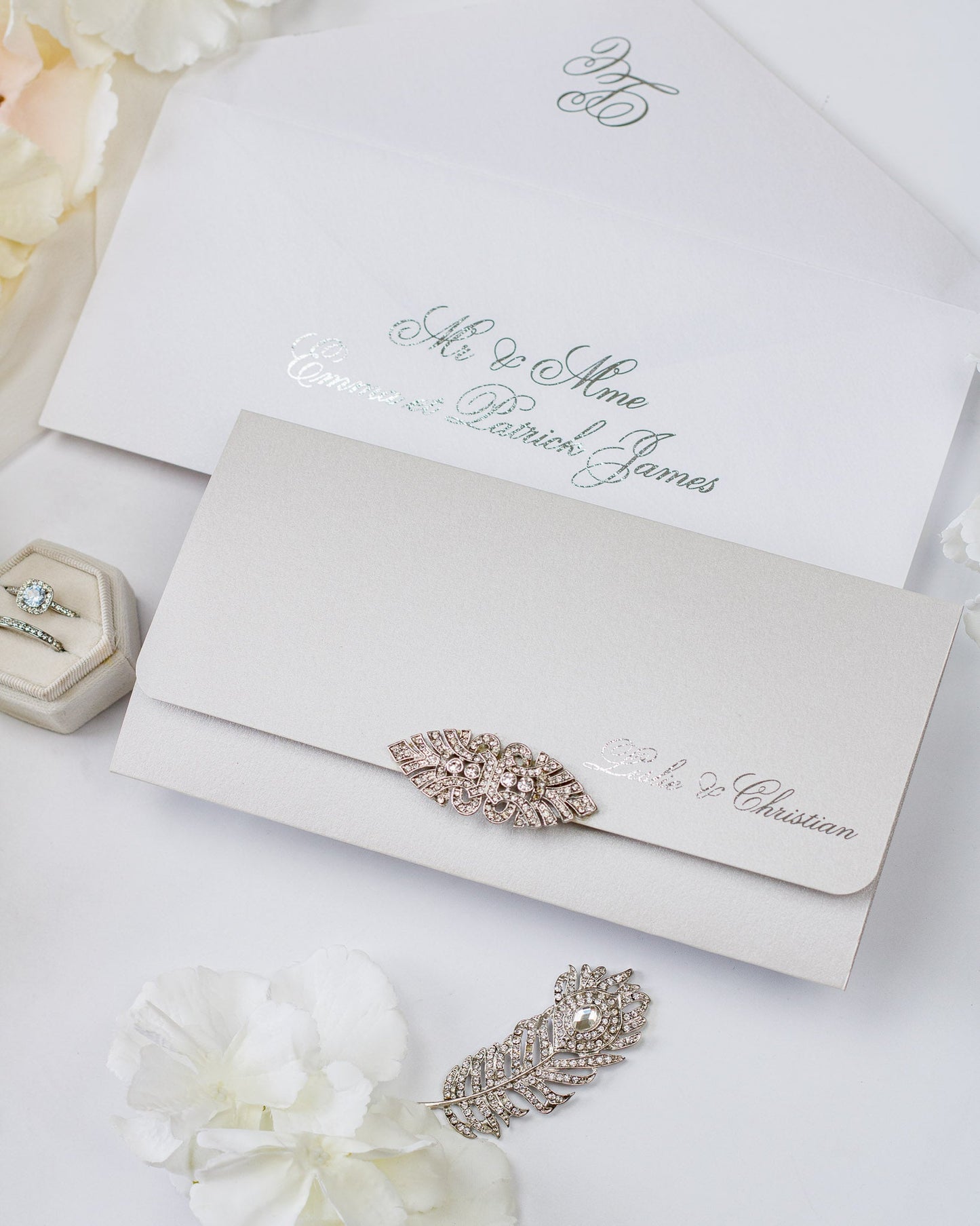 Azalée - Échantillon - Faire - part - Luxe Carterie Studio