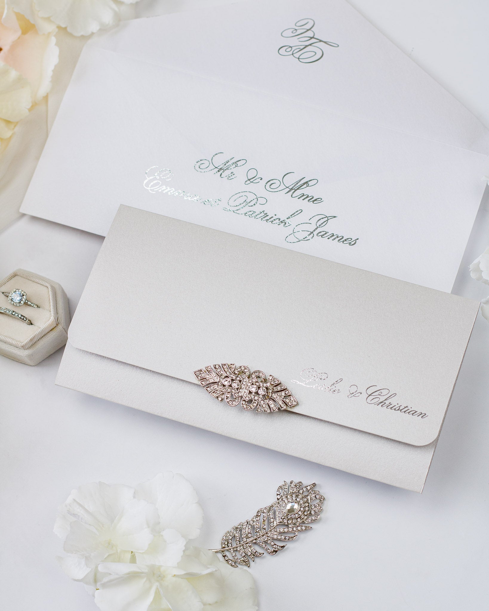 Azalée - Échantillon - Faire - part - Luxe Carterie Studio