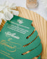 "Bali" - Faire-part de mariage thème tropical, chic et élégant avec dorure or – Wedding stationery - Création Luxe Carterie Studio