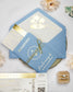 "Baya - Passeport" - Faire-part de mariage passeport, wedding destination, chic, original et romantique avec dorure or - Création Luxe Carterie Studio