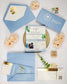 "Baya - Passeport" - Faire-part de mariage passeport, wedding destination, chic, original et romantique avec dorure or - Création Luxe Carterie Studio