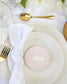 "Bella - Marque-place" – Marque-place chic, élégant et romantique avec dorure or pour réception de mariage – Papeterie de mariage - Wedding stationery - Création Luxe Carterie Studio