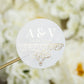 "Bianca - Sticker" - Faire-part de mariage chic, élégant et romantique avec dorure or - Wedding stationery - Création Luxe Carterie Studio