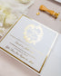 "Bleuet" - Faire-part de mariage chic, élégant et romantique avec dorure or - Wedding stationery - Création Luxe Carterie Studio