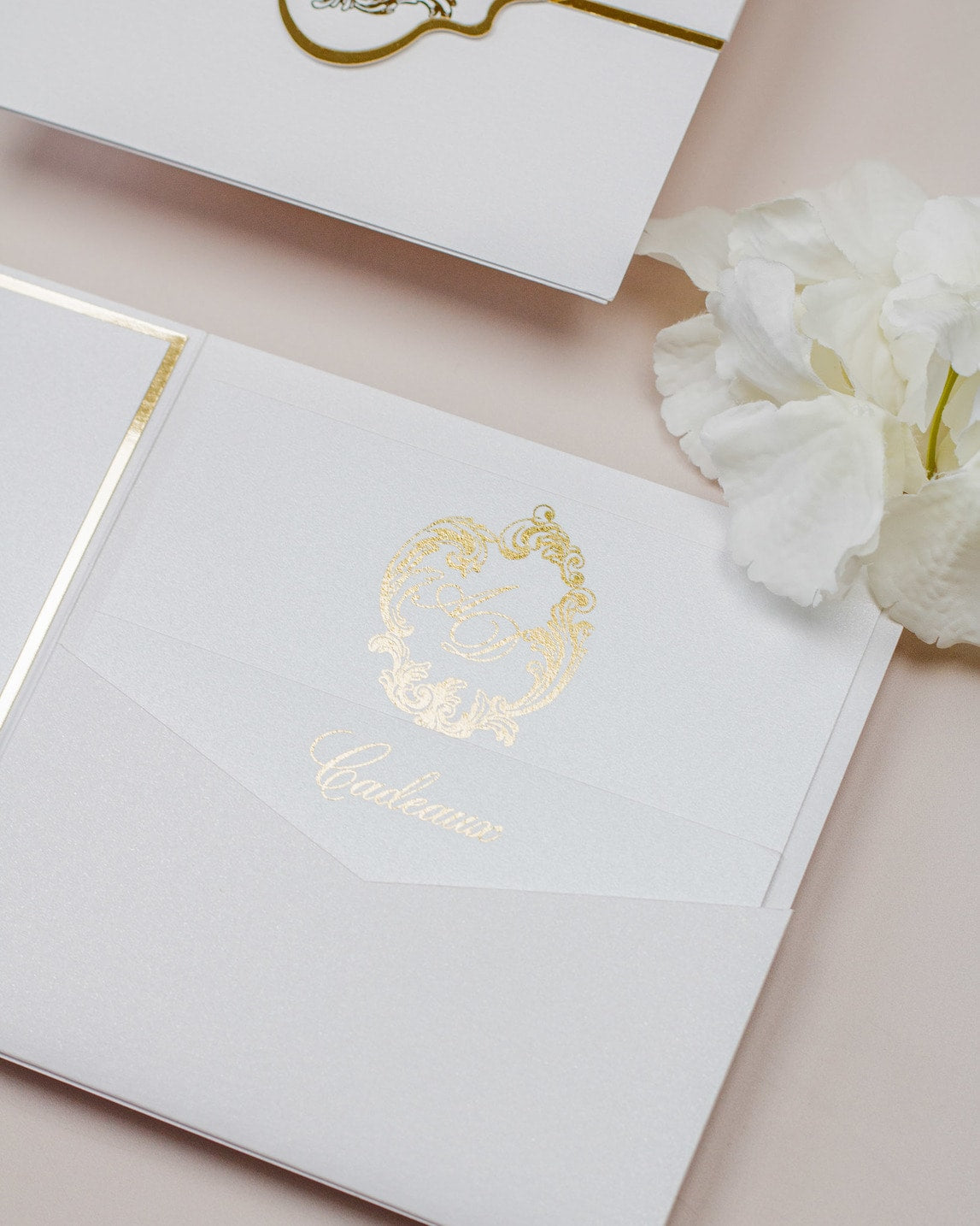 Bleuet - Échantillon - Faire - part - Luxe Carterie Studio