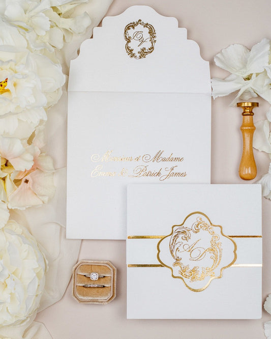Bleuet - Échantillon - Faire - part - Luxe Carterie Studio