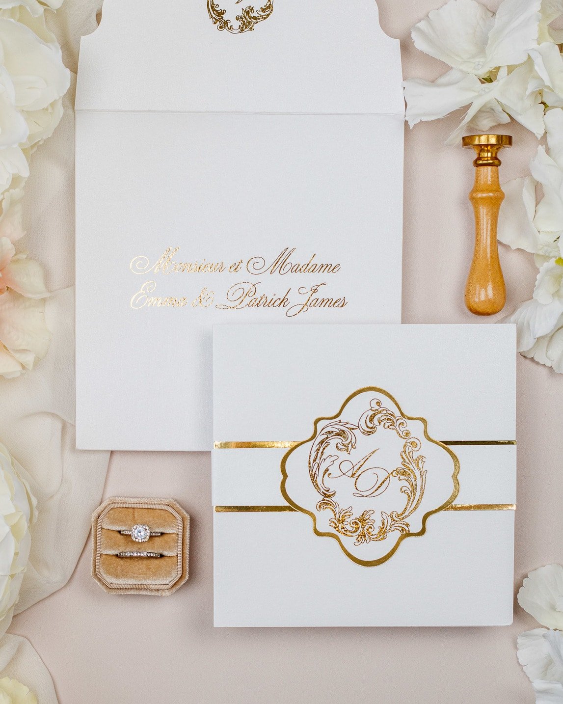 Bleuet - Échantillon - Faire - part - Luxe Carterie Studio