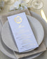 Bleuet - Menu - Menu - Luxe Carterie Studio