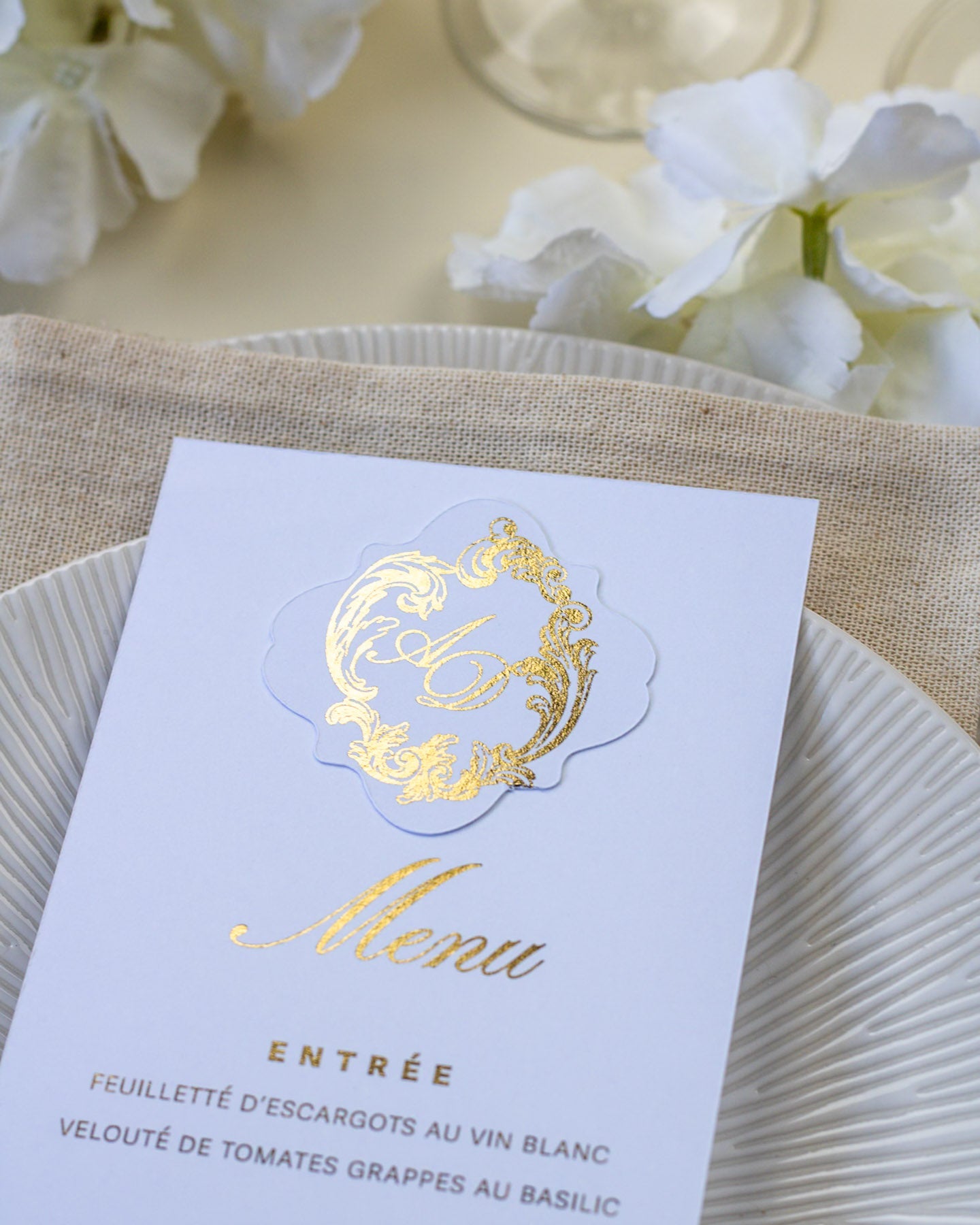 Bleuet - Menu - Menu - Luxe Carterie Studio