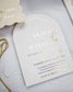 "Bony" - Faire-part de mariage moderne, chic et élégant avec dorure or – Wedding stationery - Création Luxe Carterie Studio