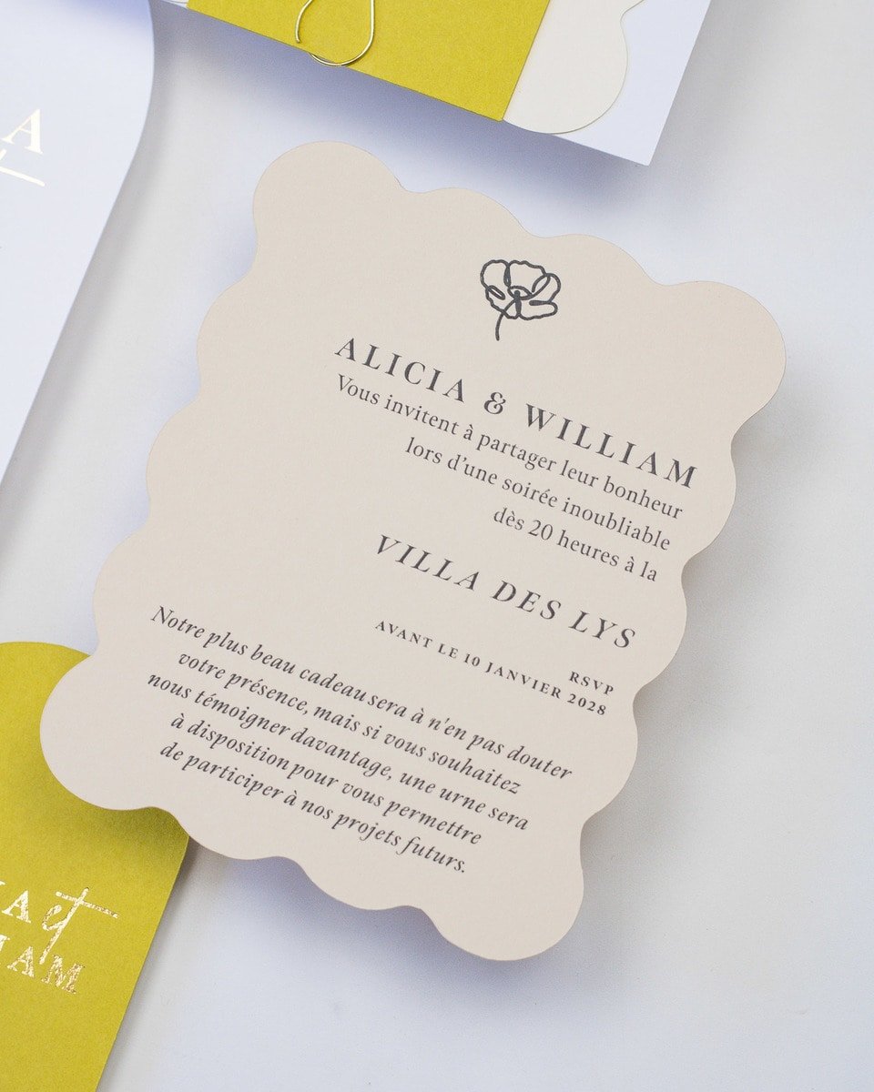 Bony - Échantillon - Faire - part - Luxe Carterie Studio