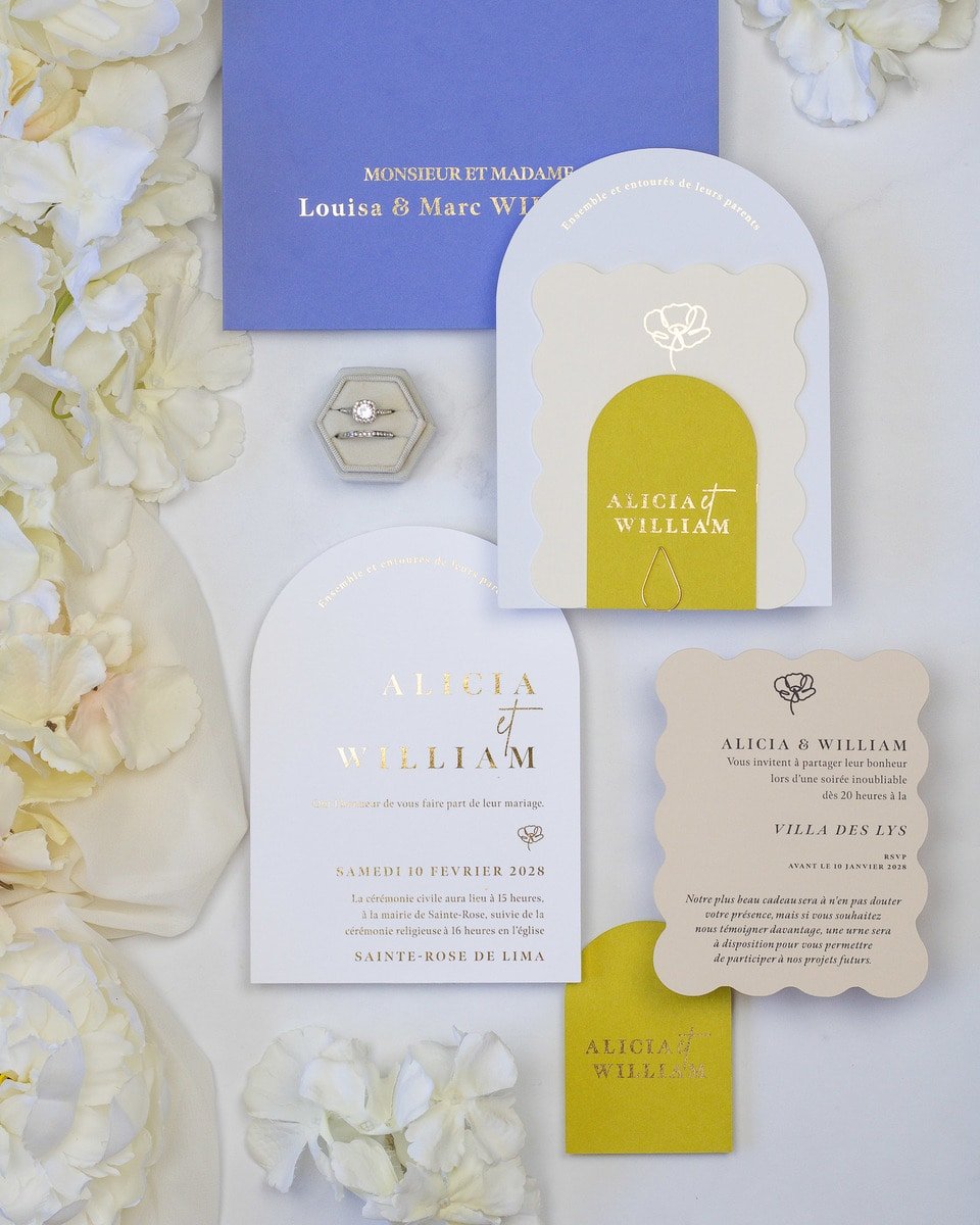 Bony - Échantillon - Faire - part - Luxe Carterie Studio