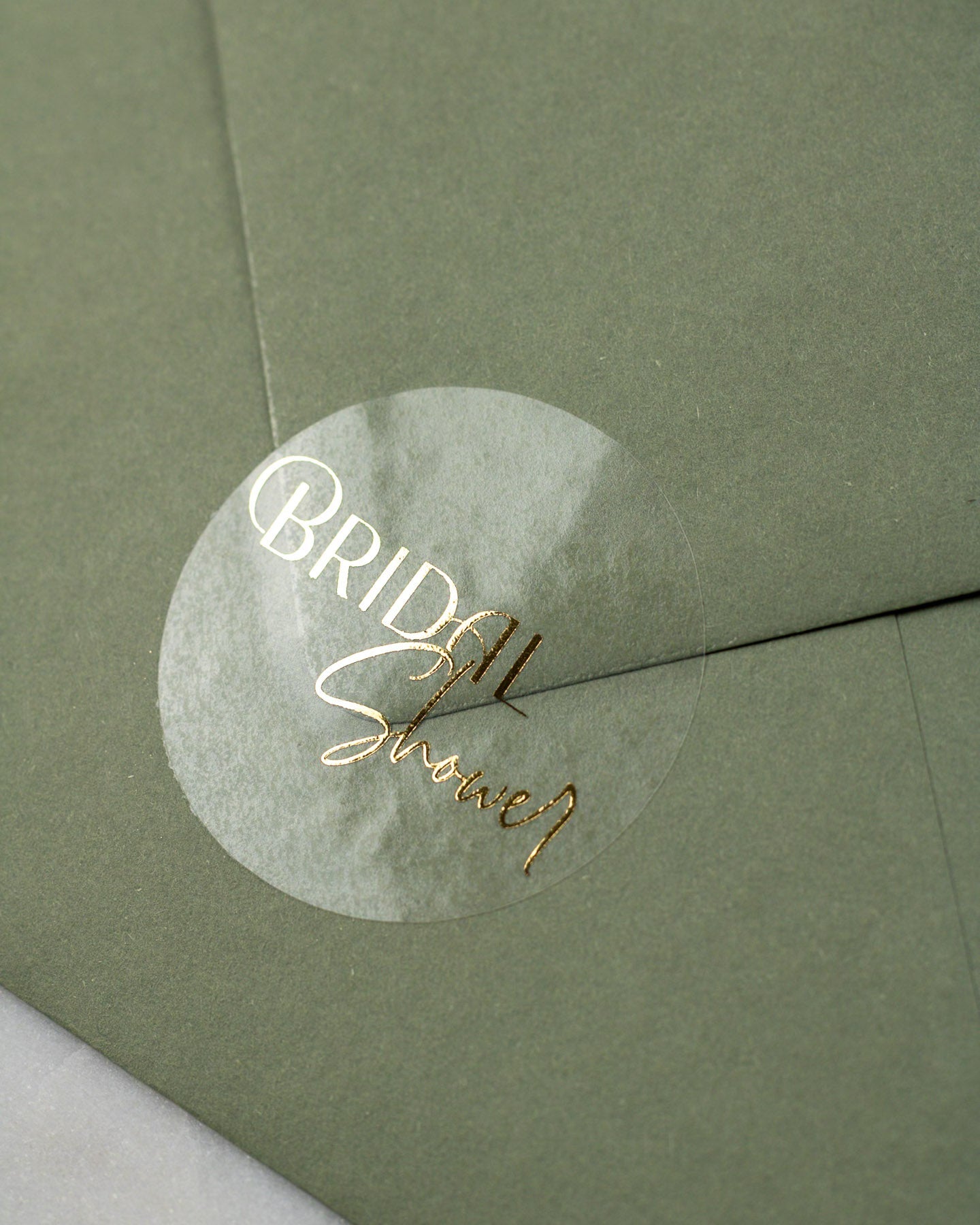 Bridal Shower - Sticker (lot de 15) - Stickers étiquettes - 4 cm - Lot de 15 - Luxe Carterie Studio
