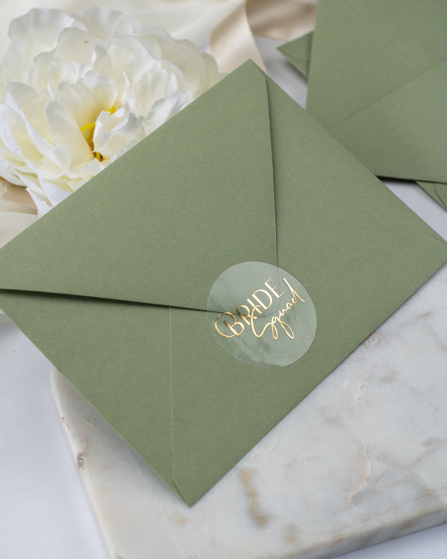 Bride Squad - Sticker (lot de 15) - Stickers étiquettes - 4 cm - Lot de 15 - Luxe Carterie Studio