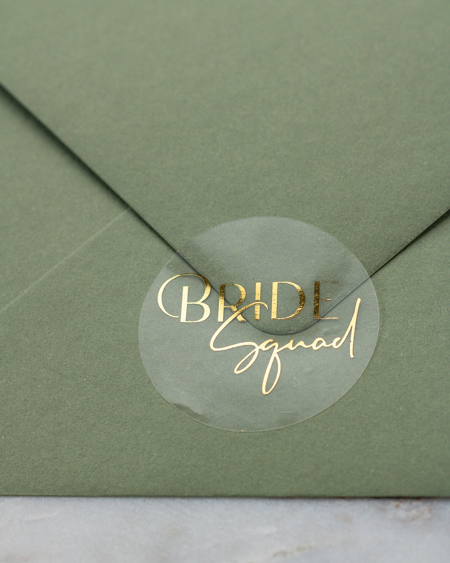 Bride Squad - Sticker (lot de 15) - Stickers étiquettes - 4 cm - Lot de 15 - Luxe Carterie Studio