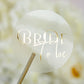 "Bride to be - Sticker" - Sticker EVJF sur mesure – Bride to be - Accessoire chic pour enterrement de vie de jeune fille – Papeterie de mariage moderne – Wedding stationery - Création Luxe Carterie Studio